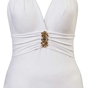 New Miraclesuit rockstar 16 white jeweled gorgeous